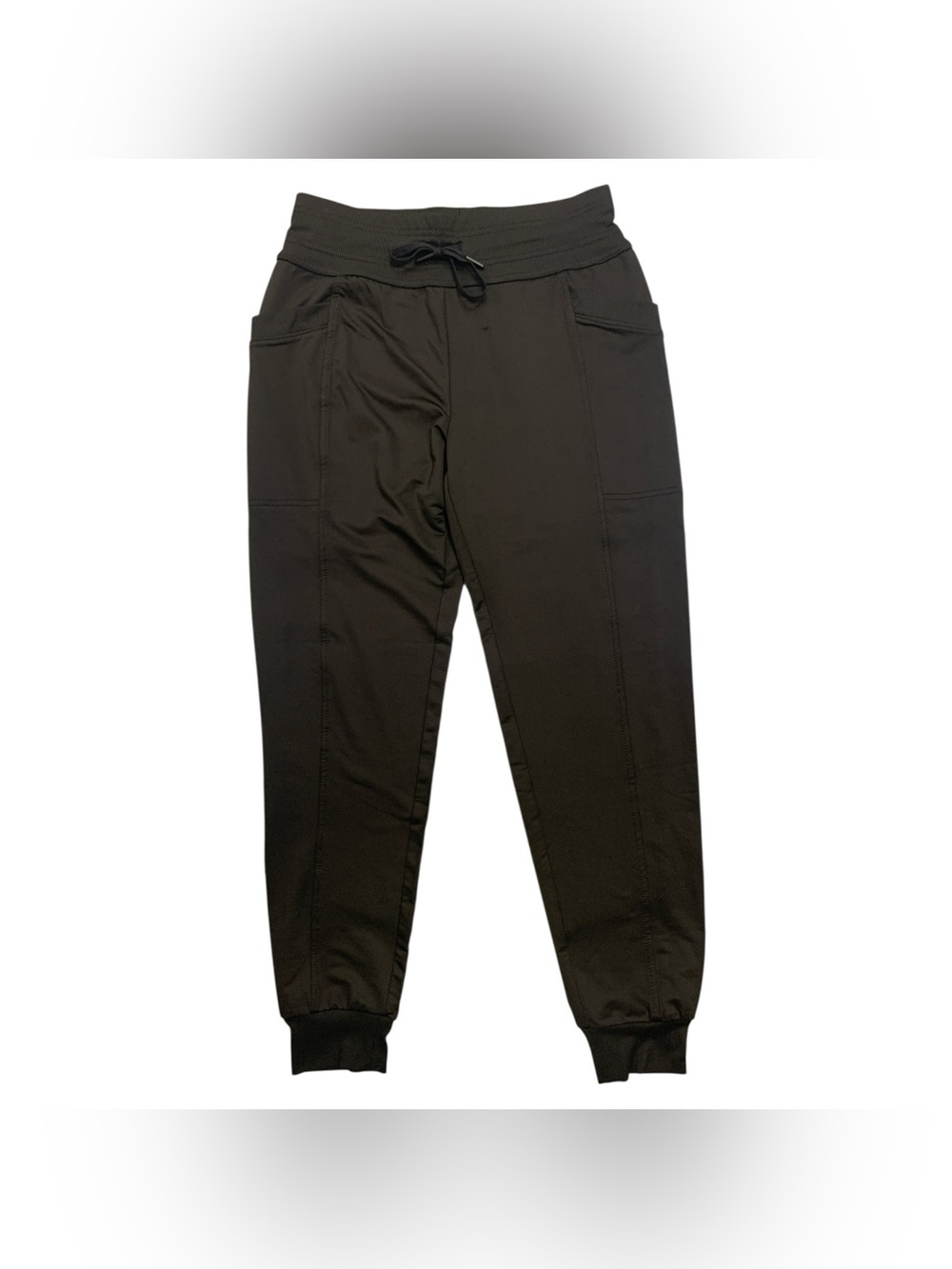 32 Cool Everyday Black Drawstring Joggers with Pockets Size XS